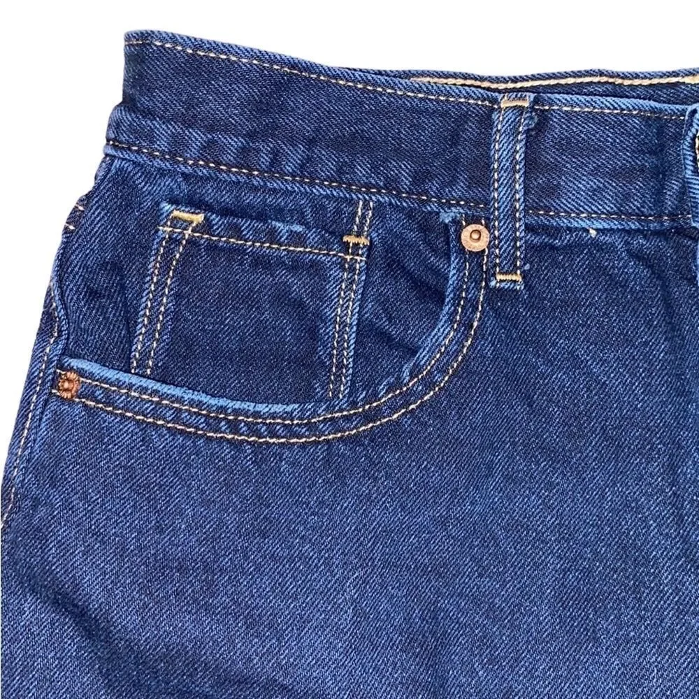Old Navy Mid-Rise Frayed-Hem Jean Shorts